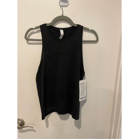 NWT Lululemon Swiftly Tech High-Neck Tank Top 2.0 Black Size 8 - Picture 6 of 8
